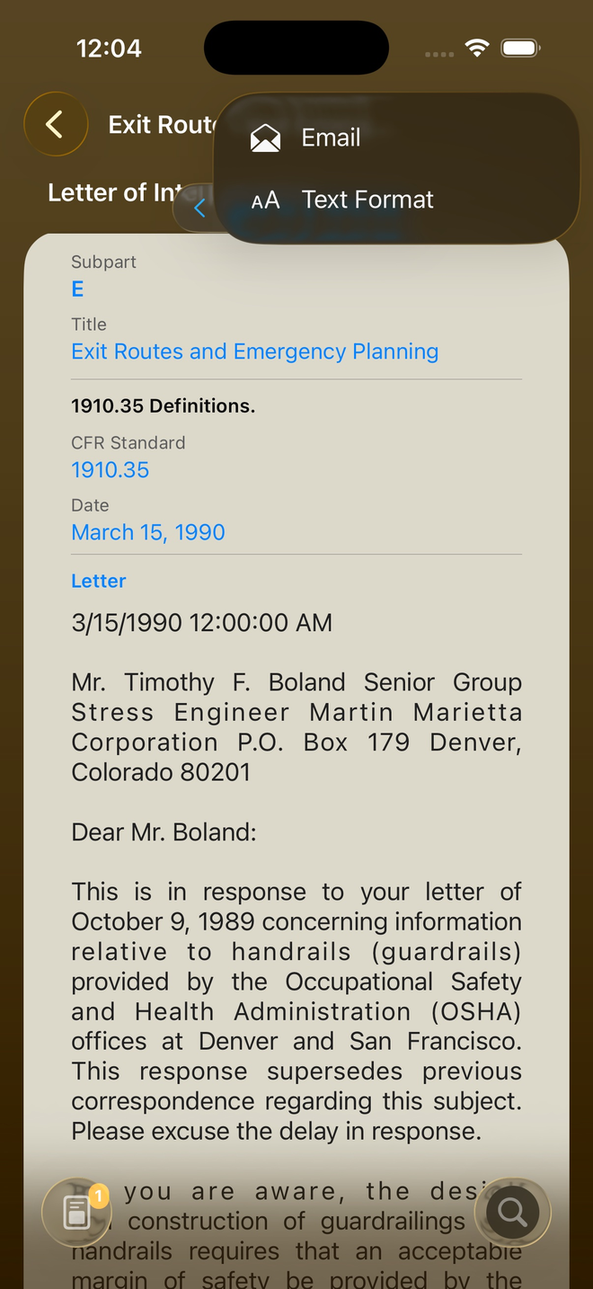 Letter share options
